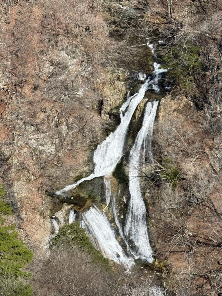 霧降の滝 展望台からの景色